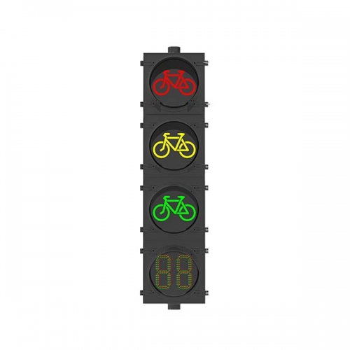 300四聯(lián)塑殼非機(jī)動(dòng)車燈(帶倒計(jì)時(shí)）